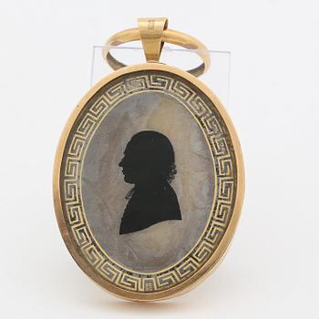 18K gold medallion 1840.