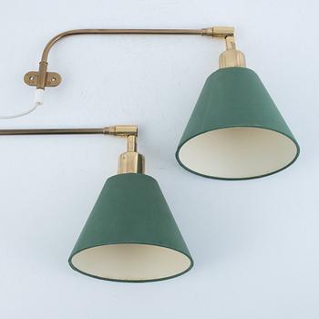 Josef Frank, a pair of model 2226 wall lamps, Svenskt Tenn.