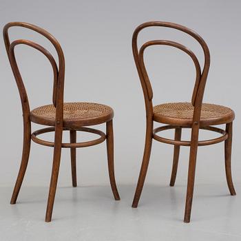 STOLAR, ett par, Thonet, Wien, omkring 1900.