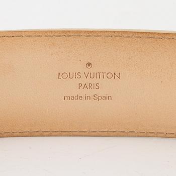 Louis Vuitton, skärp, "LV Initiales", storlek 80.
