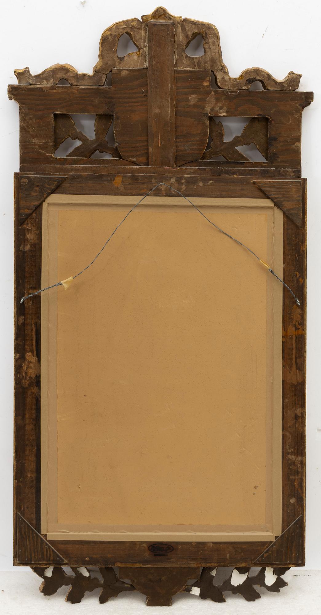 Mirror, Gustavian style, 20th century.