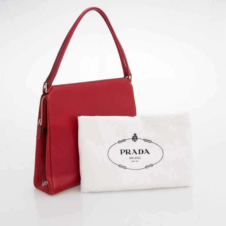 Prada, handbag.