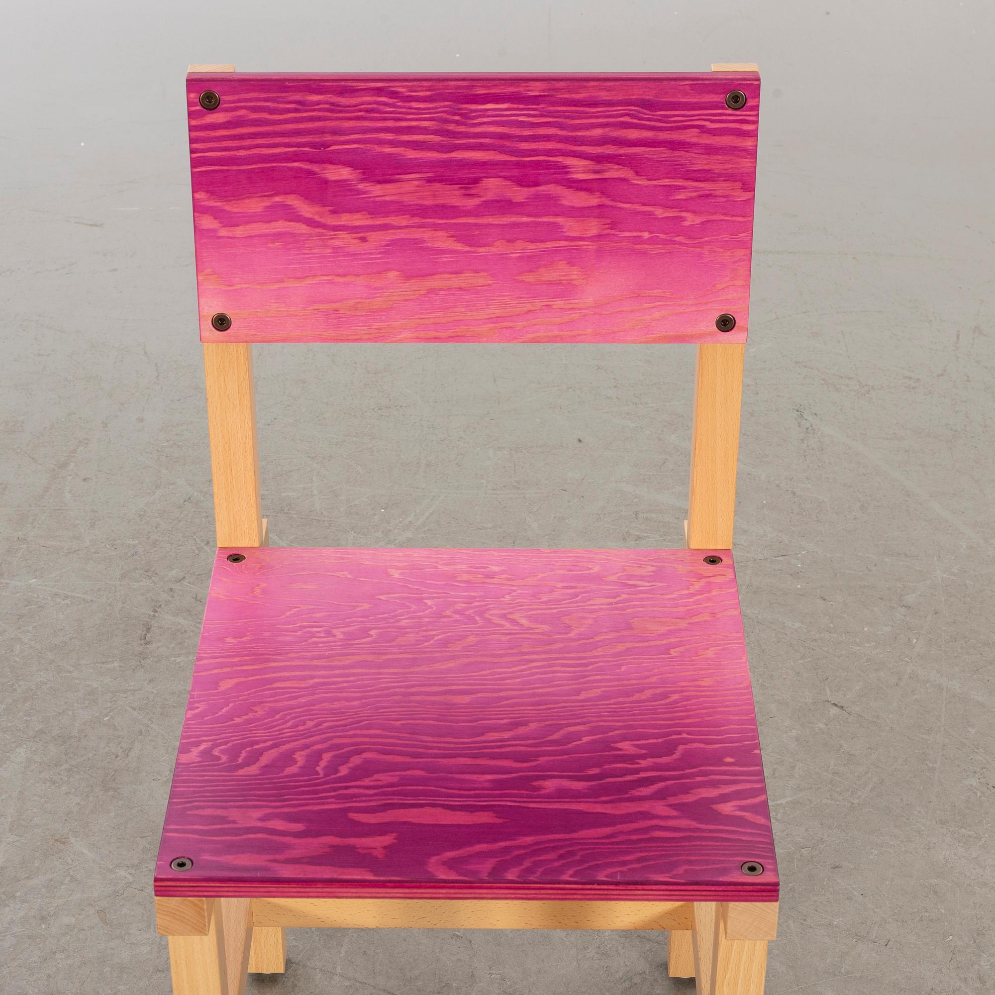 FREDRIK PAULSEN, "Röhsska"Designbaren, chair, Blå Station 2020, Chair 79/102.
