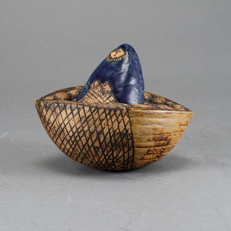 FIGURIN, stengods, Lisa Larson, Gustavsberg, formgiven 1958.