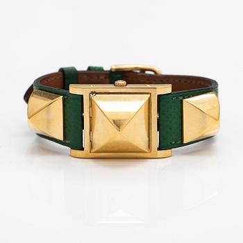 Hermès, Medor, armbandsur, 23 x 23 mm.