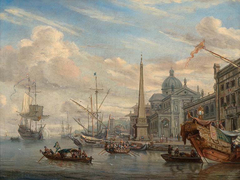 Abraham Storck Hans krets, HAMNBILD.