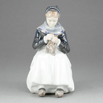 FIGURIN, porslin, Royal Copenhagen, 1900-talets andra hälft.