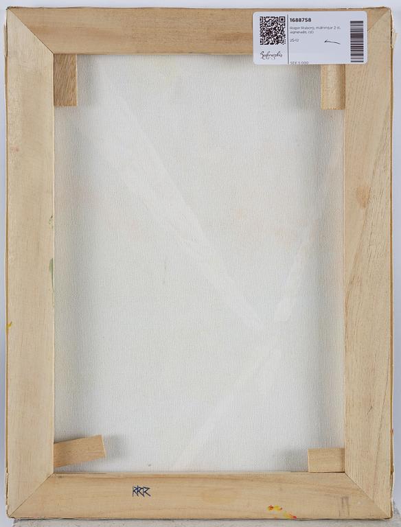 Roger Risberg, "Pojke med boll" samt Utan titel.