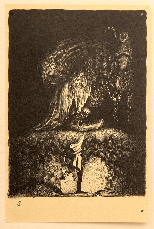 John Bauer, "Troll", 10 lithographs in a book.