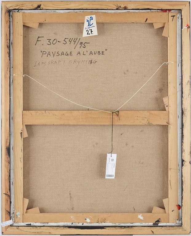 Bengt Lindström, "Paysage a l'Aube".
