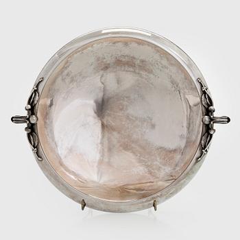 Georg Jensen, Hedelmämalja, sterlinghopea, Design nro 625 B, Tanska 1945 jälkeen.