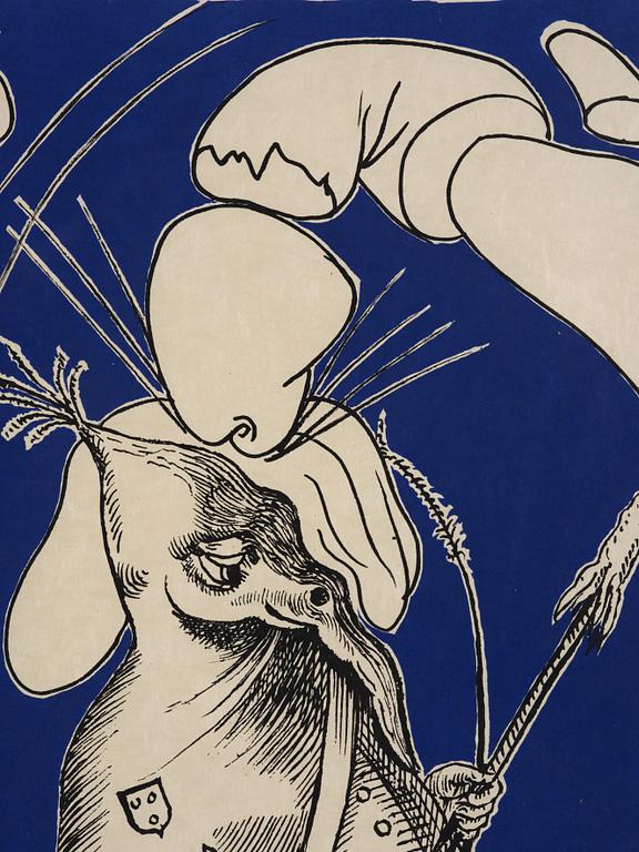 Salvador Dalí, ur serien "Les Songes Drolatiques de Pantagruel".