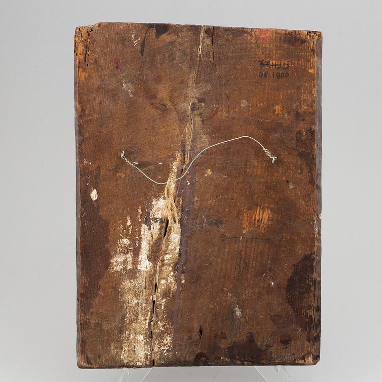 An icon, Russia, 19th Century, tempera on panel.