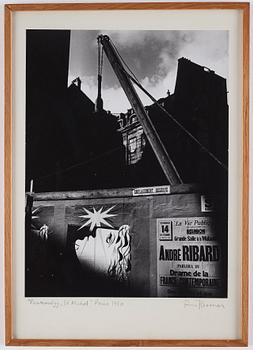 "Picassovägg, St Michel, Paris", 1950.