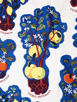 A set of four Josef Frank linnen curtains, Svenskt Tenn.