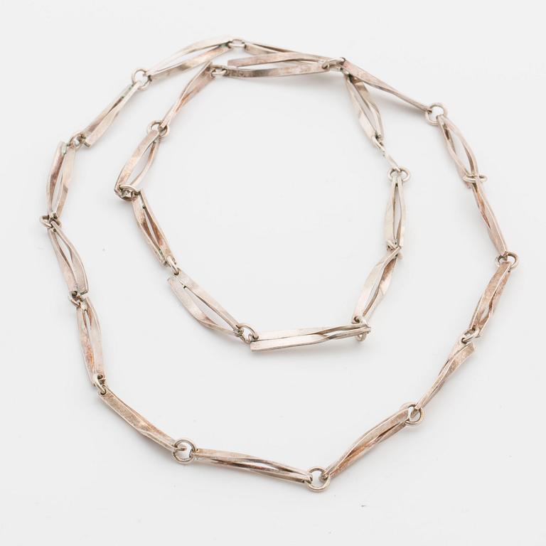 REY URBAN, halslänk, silver, 1982.