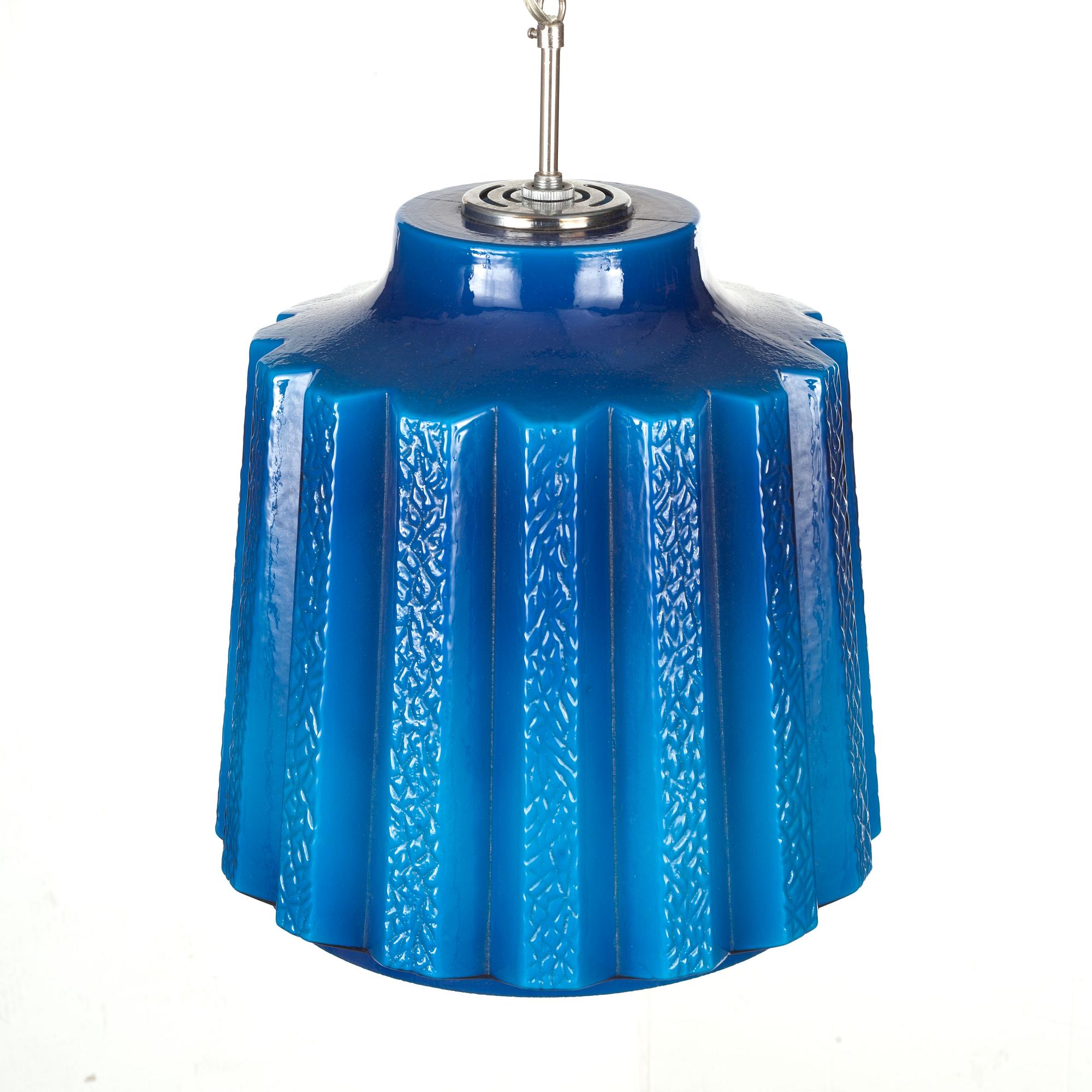 TAKLAMPA, glas. Helena Tynell, Flygsfors. 1960-tal.