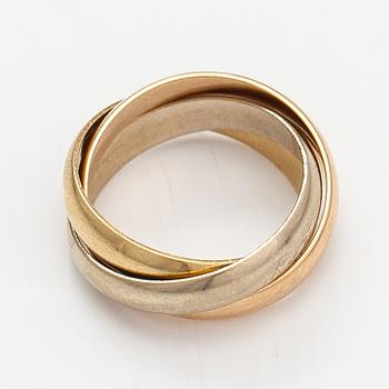 les Must de Cartier, ring "Trinity", 18K guld. Märkt les Must de Cartier, 48.