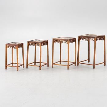 Satsbord, 4 delar, Kina, 1900-talets första hälft.