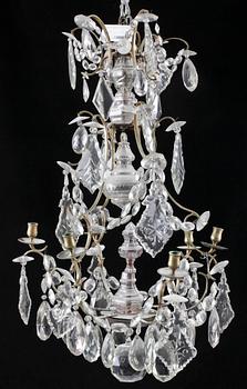 LJUSKRONA, rokokostil, 1800-tal. H 90.