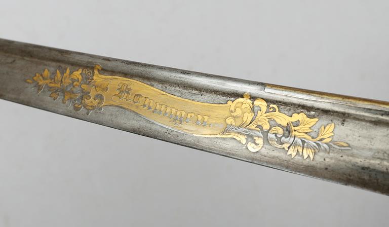 SABEL, m/1859 för officer vid Infanteriet.