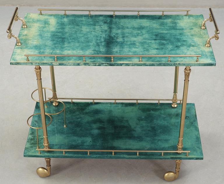 An Aldo Tura serving trolley, Italy, 1950-60's.