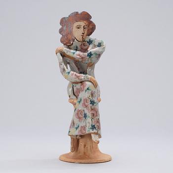 A unique Lisa Larson stoneware sculpture, Gustavsberg Studio 1978.