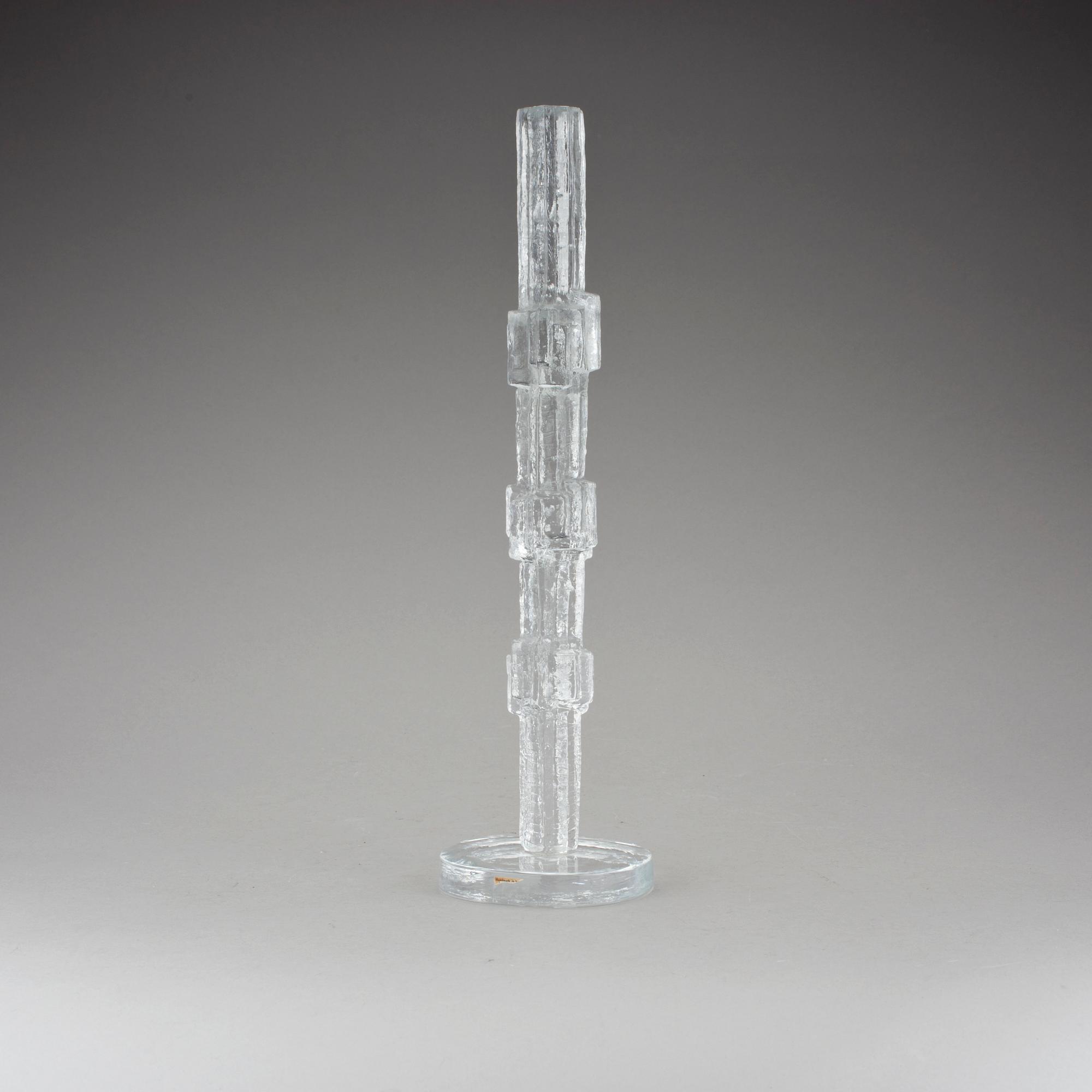 SKULPTUR, glas, Edvin Öhrström, Lindshammar, 1988, Nr 44-175.
