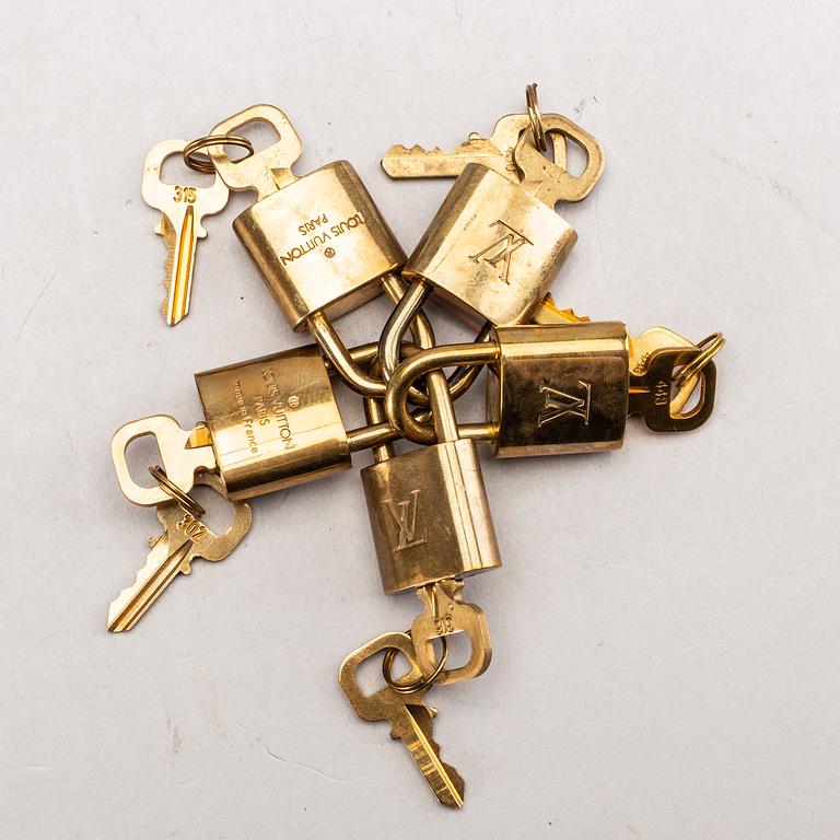 Louis Vuitton, Locks, 5 pcs.