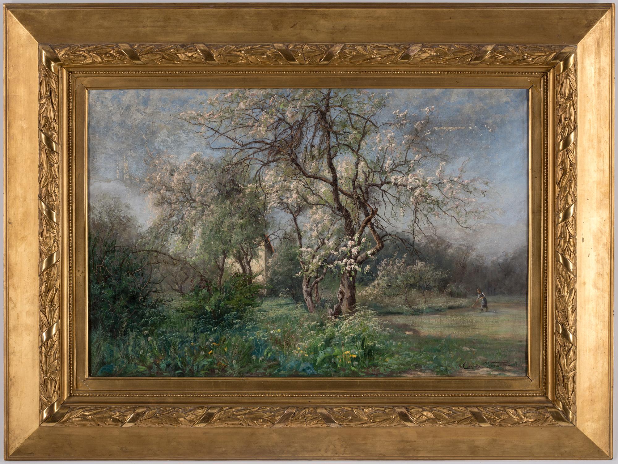 CHARLOTTE WAHLSTRÖM, oil on canvas, signed and dated -87.