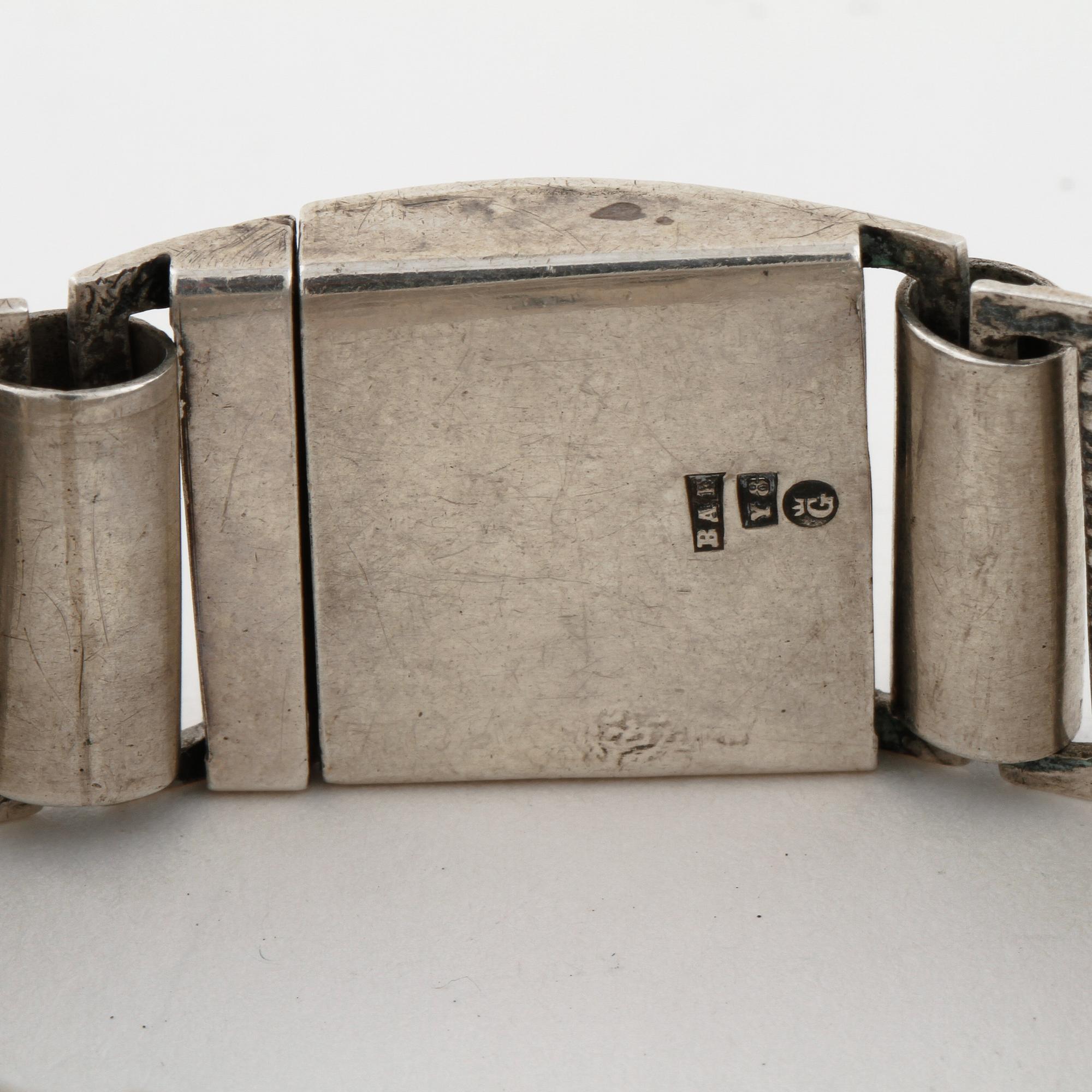 ARMBAND, stämplad BAF, Göteborg, 1949.