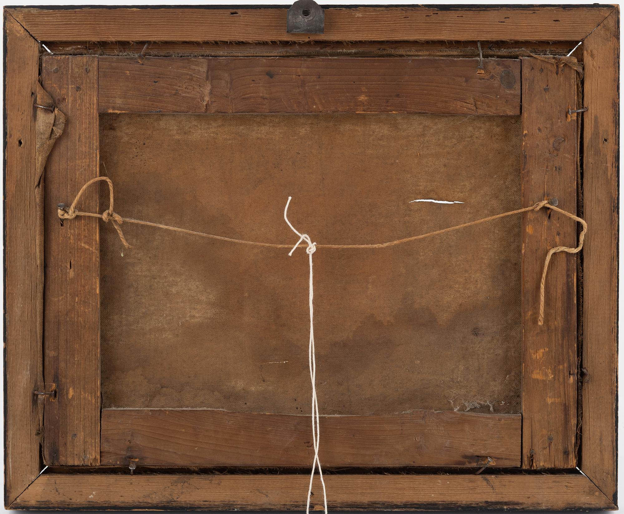 Okänd konstnär, Marina motiv av djonker.