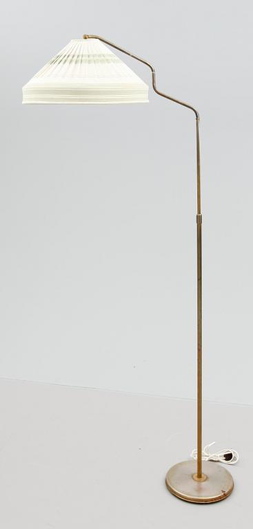 GOLVLAMPA, 1940-/50-tal, skärm Carl Malmsten.