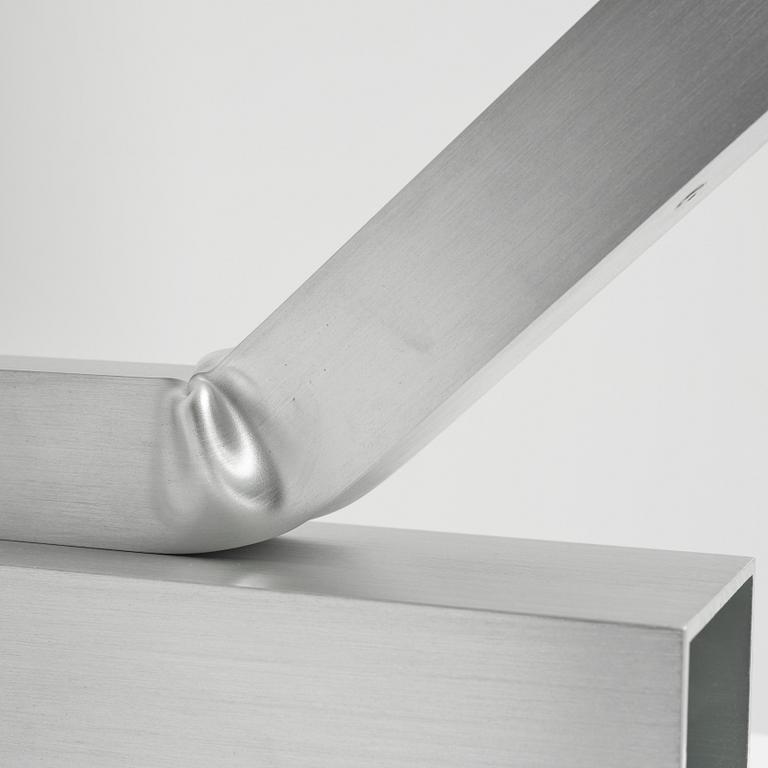 David Taylor, a unique table lamp, "Aluminium Table Lamp #3", Studio Mellösaverken, Sweden, 2025.