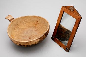 BORDSSPEGEL SAMT KÅSA, 1800-tal.