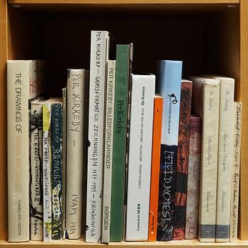 Björn Springfeldt's art library.