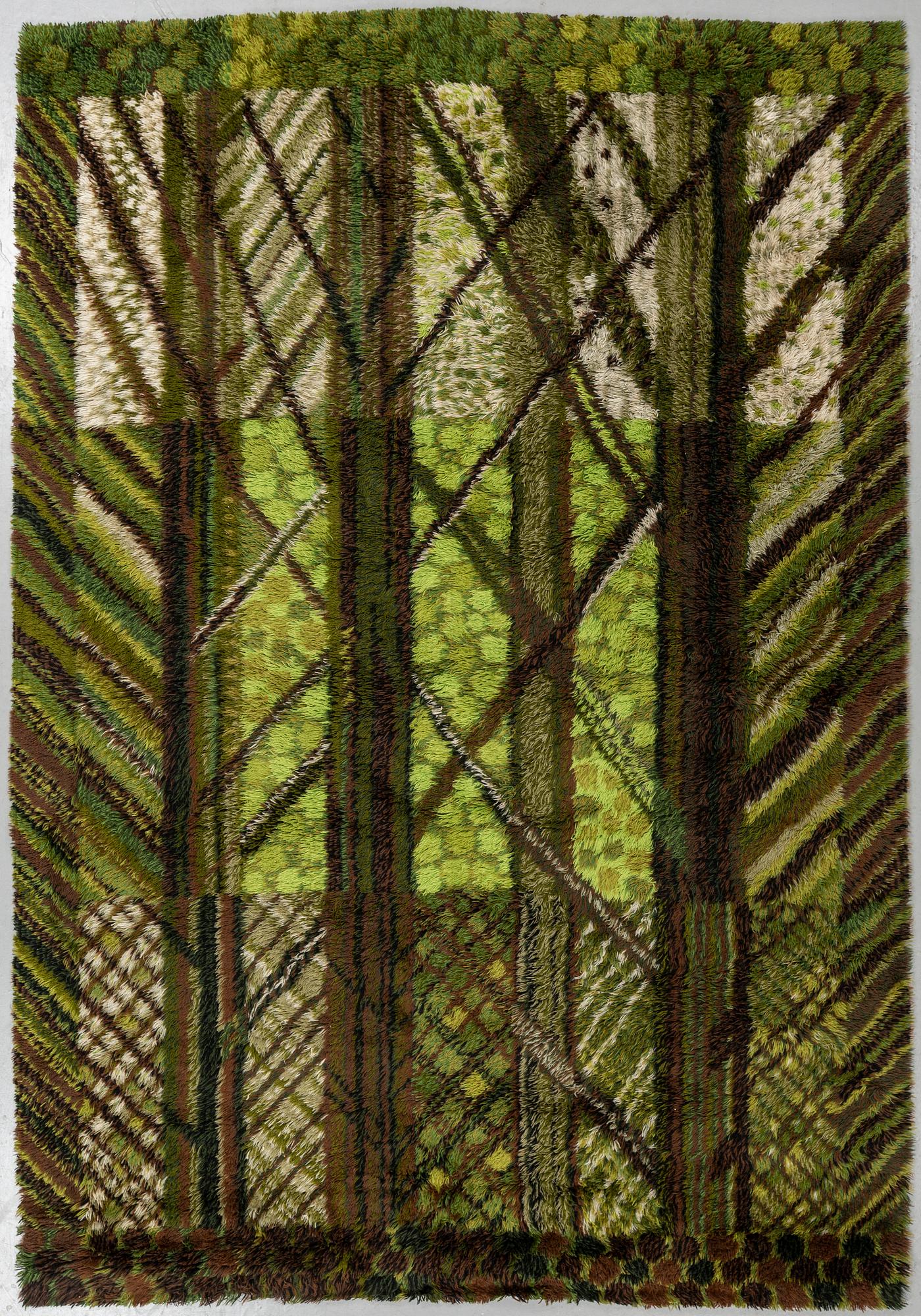 MARIANNE RICHTER, A CARPET, a machine made pile, "Kolmården", from the "Östergyllen" series, ca 275 x 191,5 cm.