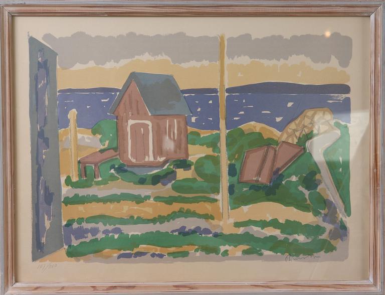 TOR BJURSTRÖM, färglitografi, sign o numr "127/260".