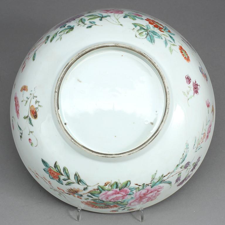 BÅLSKÅL, porslin, Kina, 1700-tal.