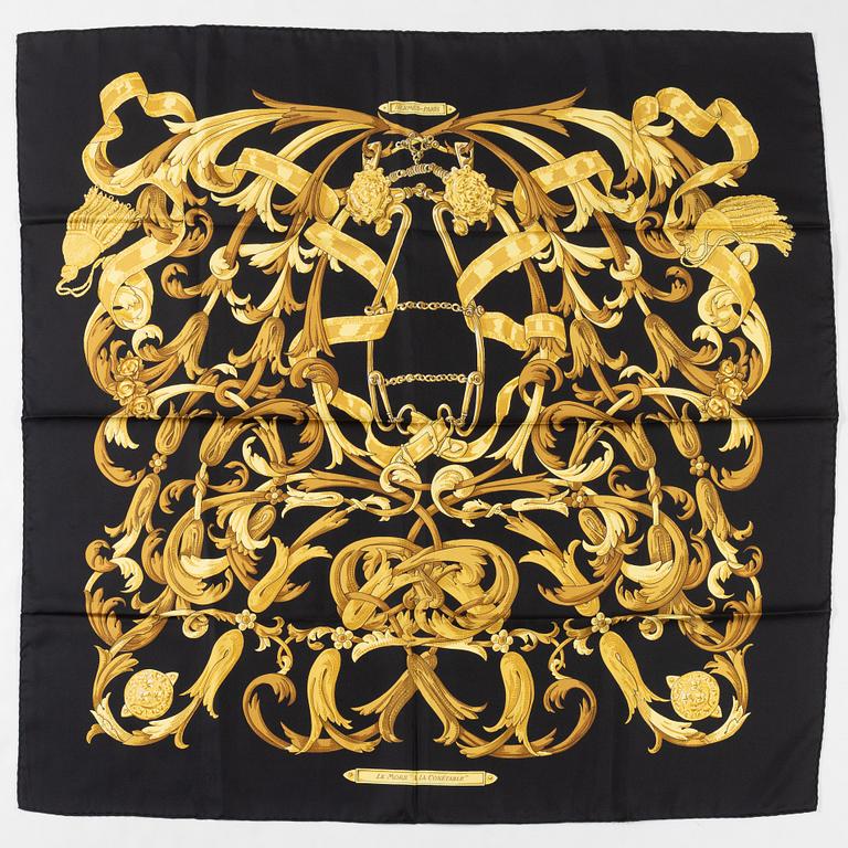 Hermès, scarf, "Le Mors A La Conétable".