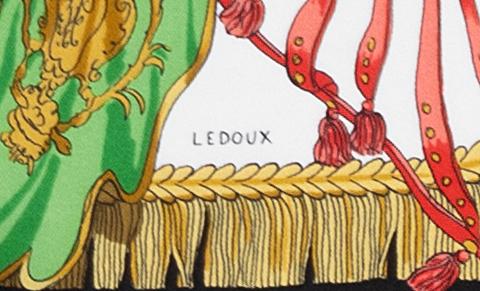 Hermès, scarf, "Caparaçons de la France et de l'Inde".