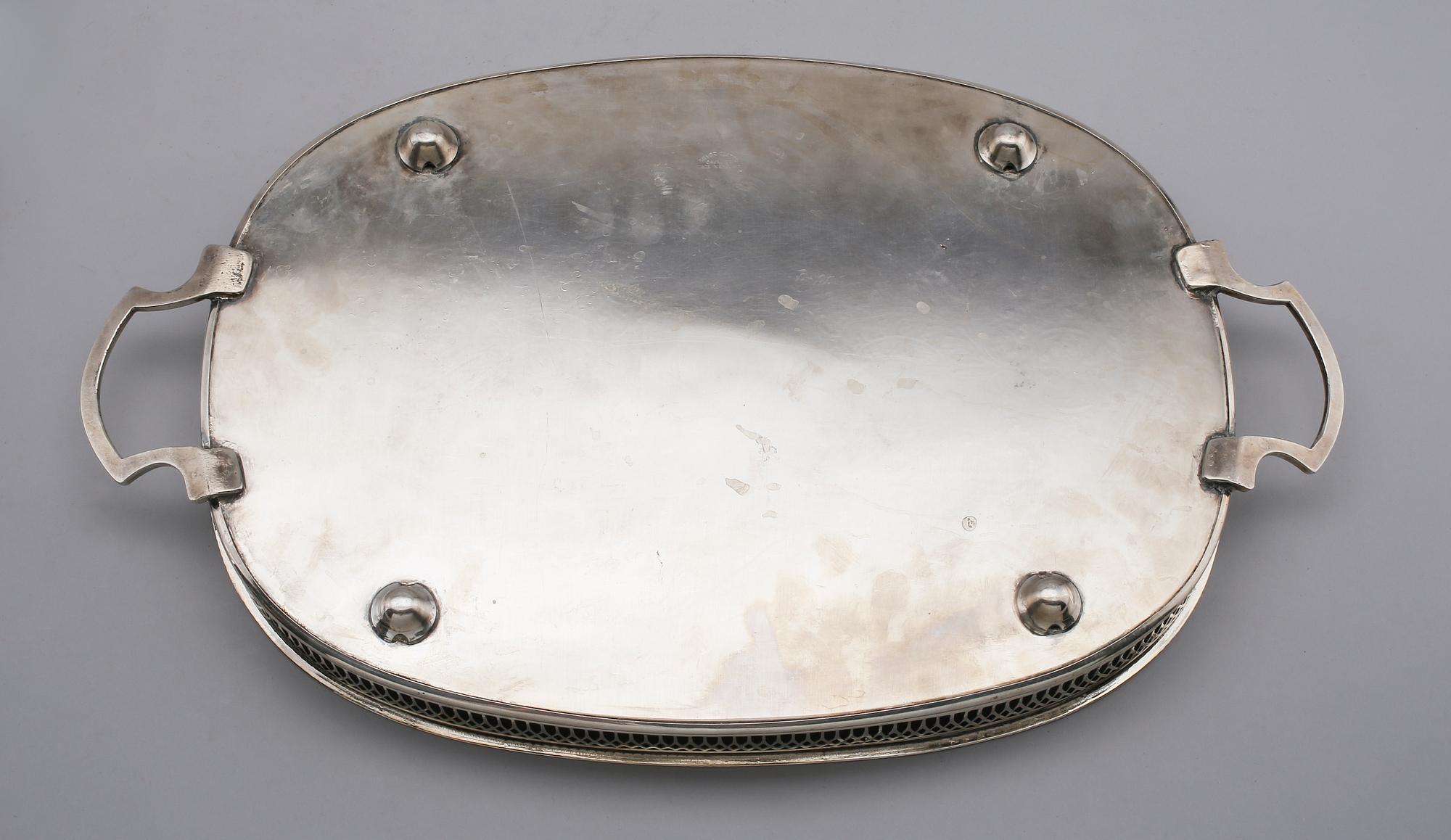 BRICKOR, 2 st, nysilver, 1900-tal.