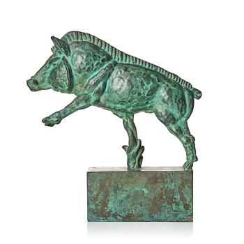 591. Carl Milles, Wild Boar.