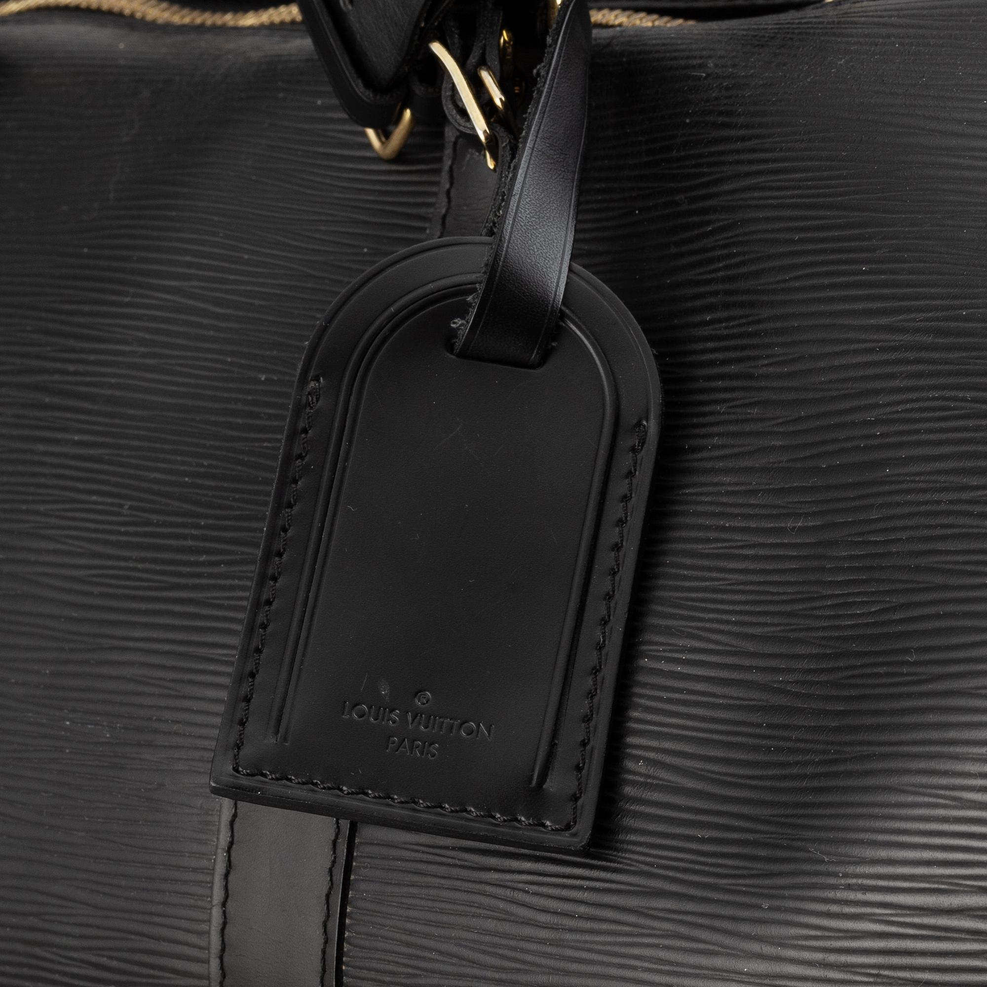 Louis Vuitton, a black Epi 'Keepall 55' weekend bag, 2004.