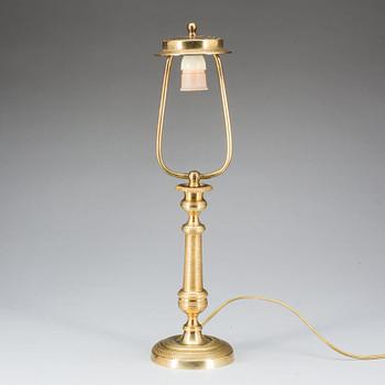 BORDSLAMPA, mässing, senempire.