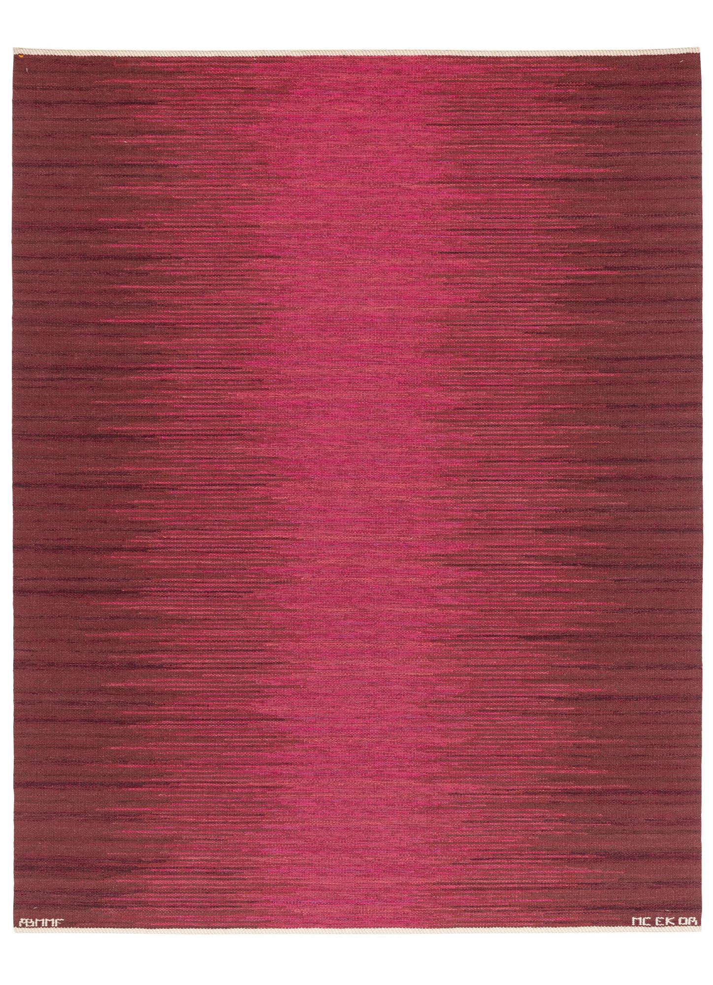 Claesson Koivisto Rune, matta, "Forell, Cerise" rölakan, ca 250 x 200 cm, signerad AB MMF MC EK OR.