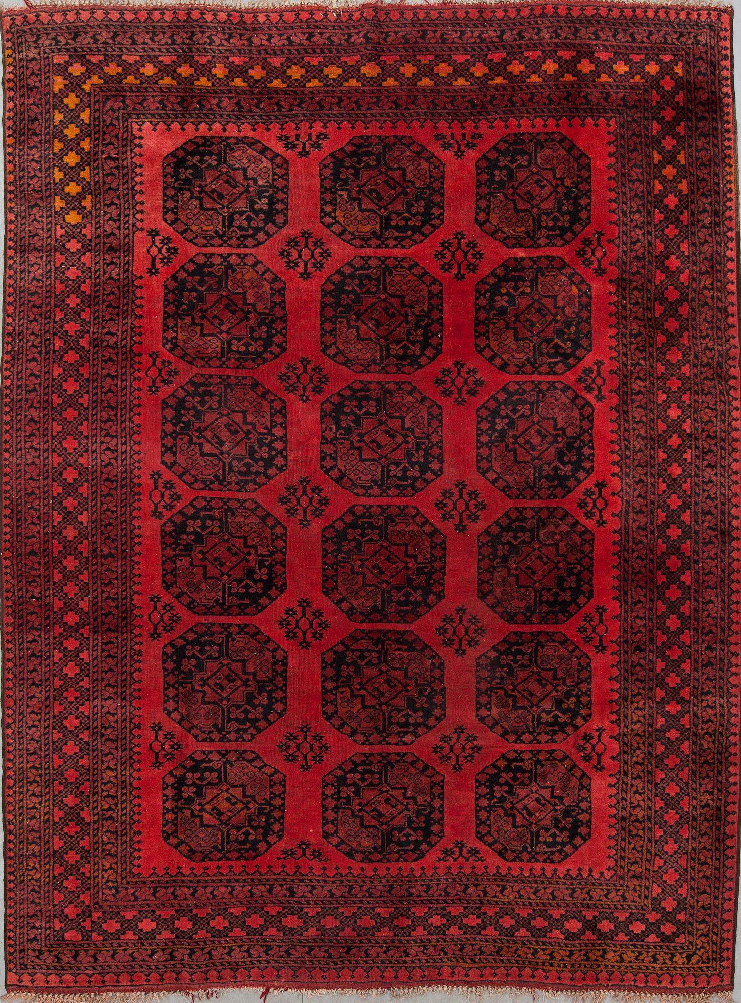 MATTA, semiantik, Afghan, ca 280 X 213 cm.
