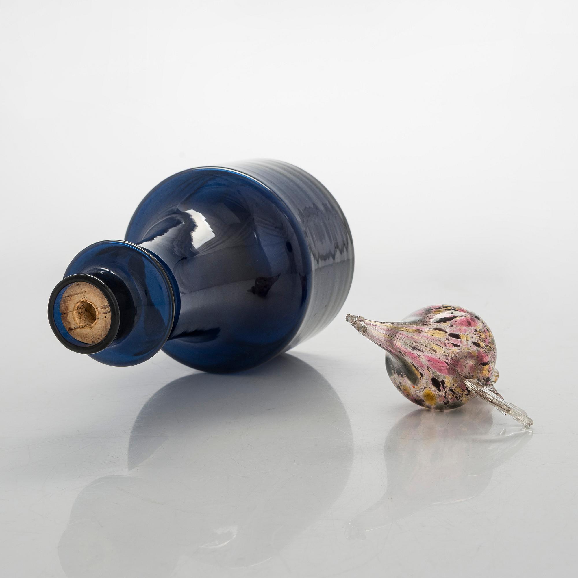 aj Franck, karaff, modell 1502, signerad Nuutajärvi Notsjö-62-.