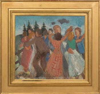 OLLE OLSSON-HAGALUND, oil on canvas, signed,
