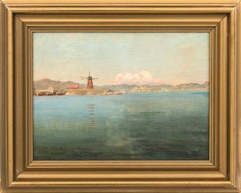 CARL WILHELM JAENSSON, oil on panel. Signed.